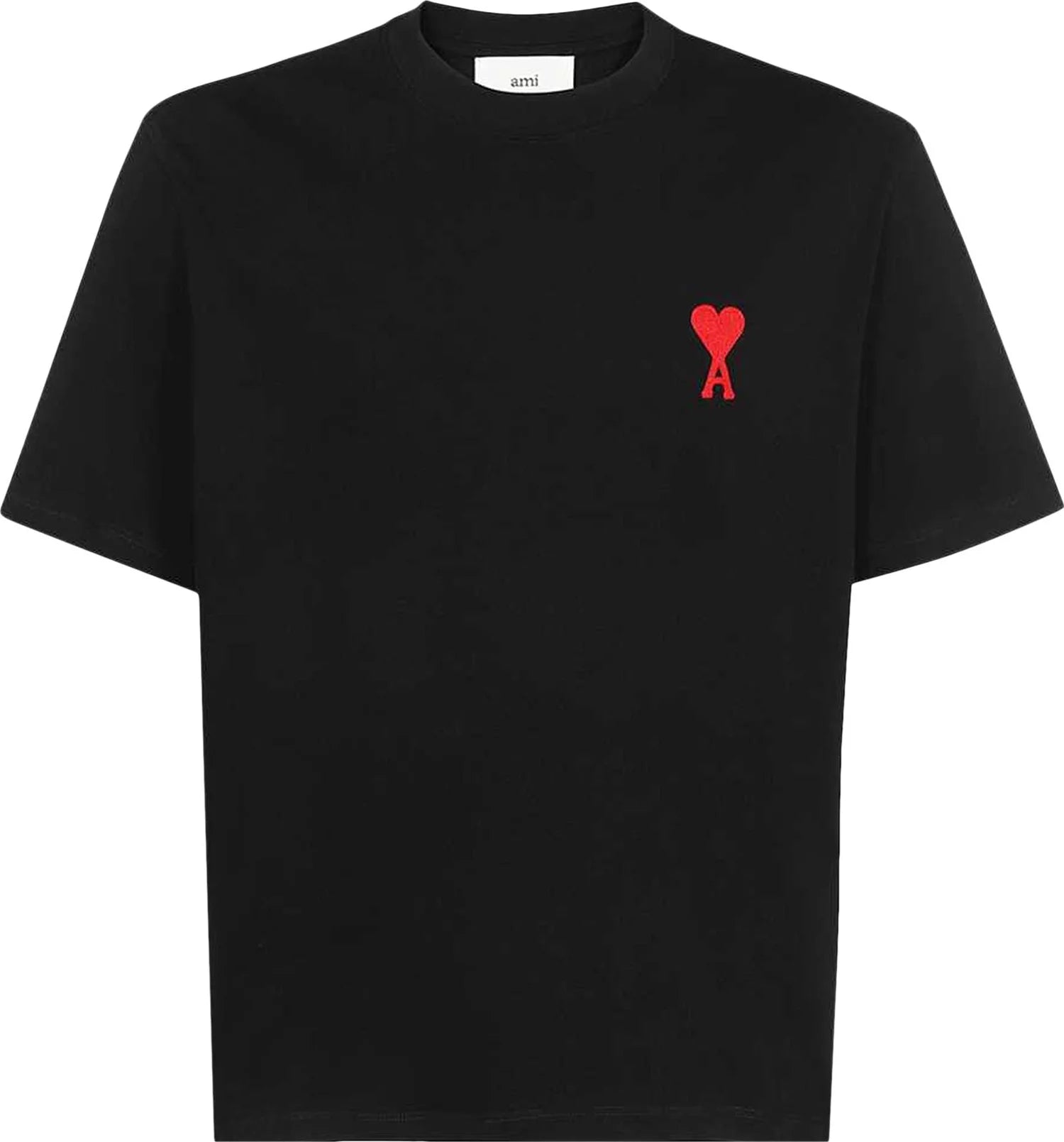 Ami Tonal De Coeur T-Shirt 'Black/Red' Clothing - RepKings