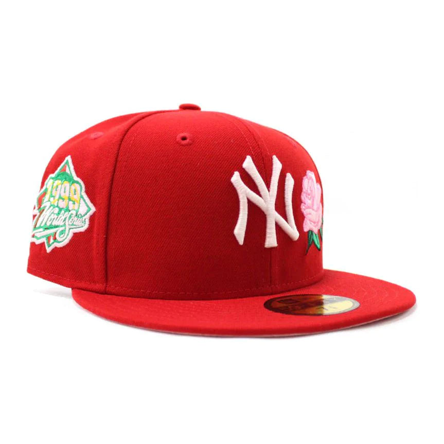 NY YANKEES ROSE 1999 WORLD SERIES FITTED CAP - RepKings