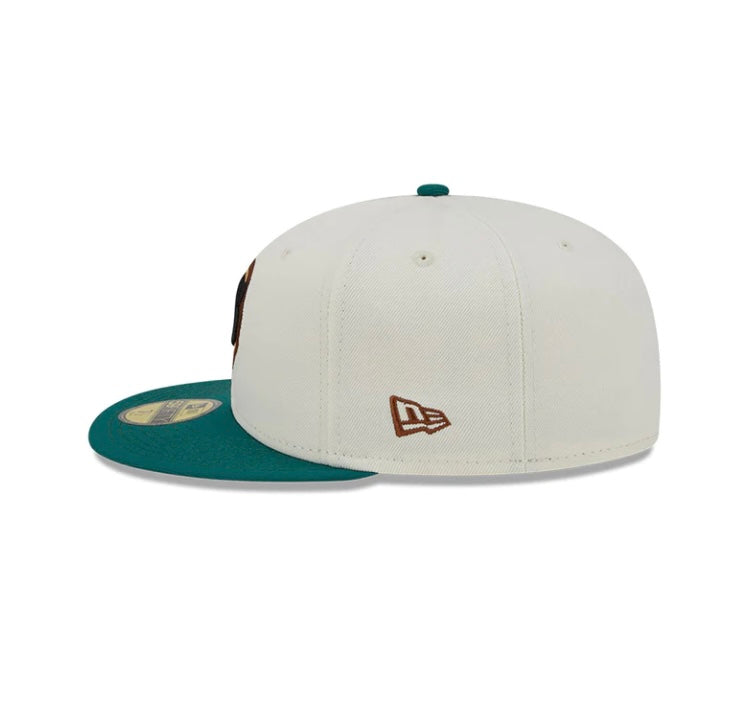Chicago Cubs 59FIFTY Camp 16753 Stone/Green Cap - RepKings