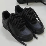 AIR FORCE WITH ROPE LACE BLACK - RepKings