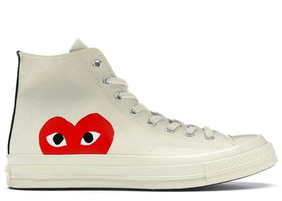 CONVERSE CHUCK TAYLOR ALL-STAR HI X COMME DES GARÇONS ‘PLAY’ MILK - RepKings