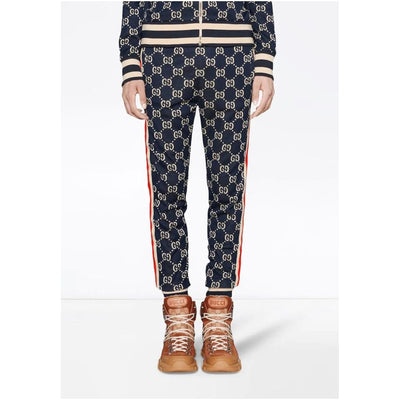 GG Jacquard Cotton Jogging Pants - RepKings