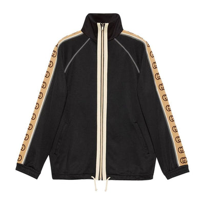 GG Print Trim Zipped Jacket - RepKings