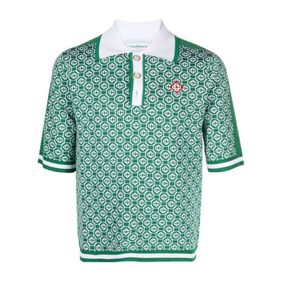 Monogram-Jacquard Polo Shirt - RepKings