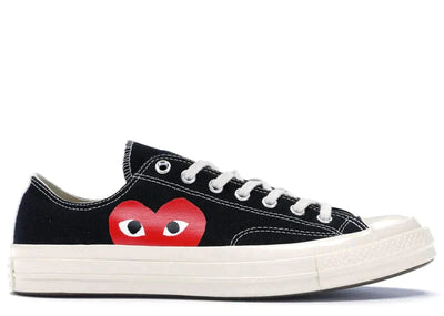 Comme des Garçons PLAY x Converse Chuck 70 Ox ‘Black’ - RepKings